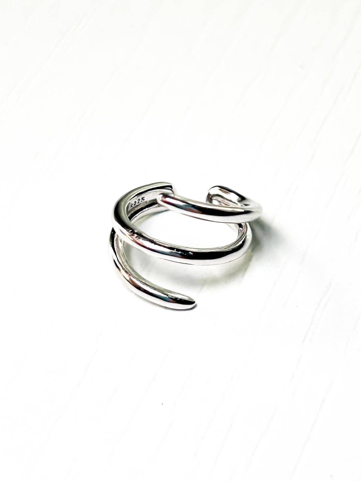 Earcuff aperto argento 925 - She | Confine Jewels - immagine 2