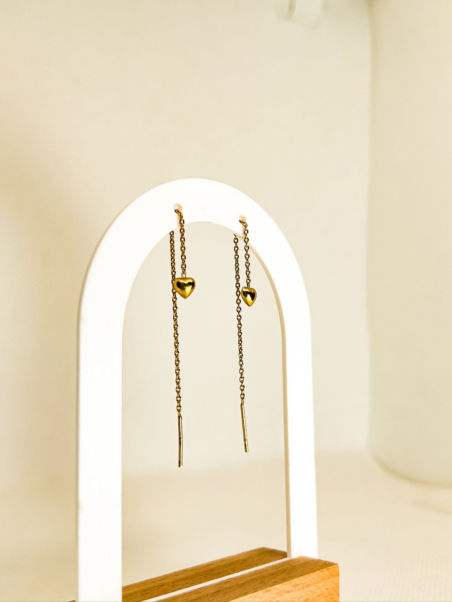 Orecchini argento 925 a cuore pendente - Falling | Confine Jewels - immagine 5