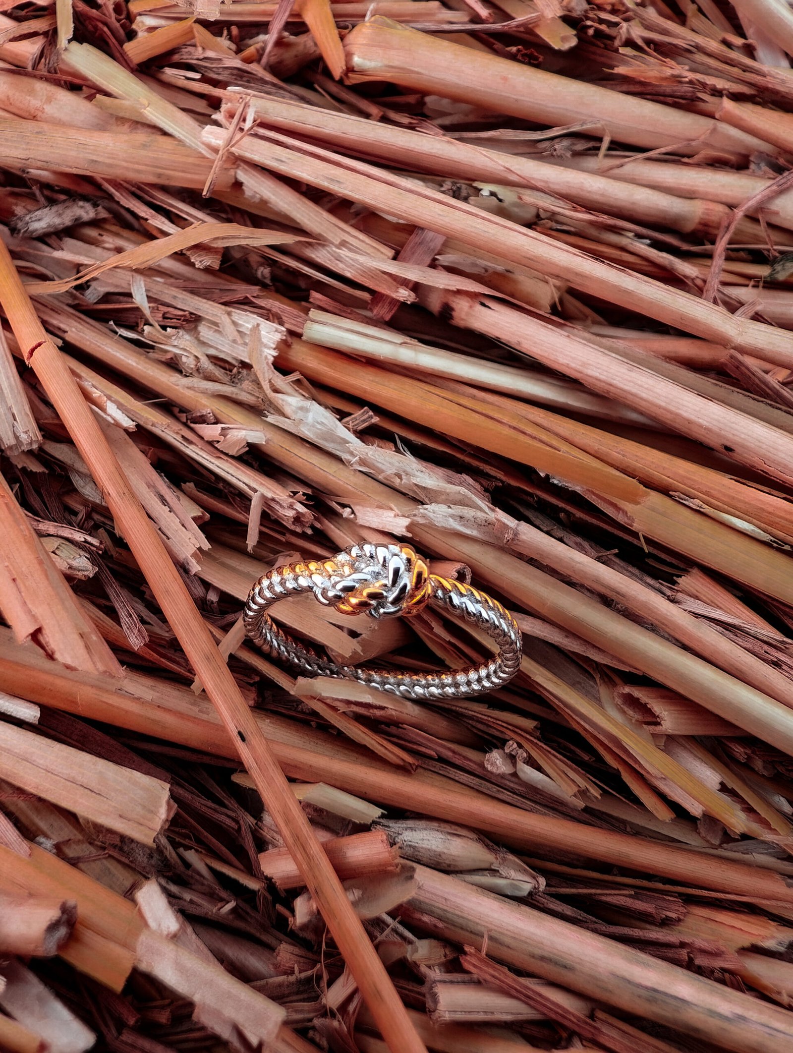 Anello nodo in argento 925 Kindness - immagine 3