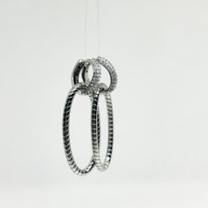 Orecchini a cerchio argento 925 – Eleganza Senza Tempo