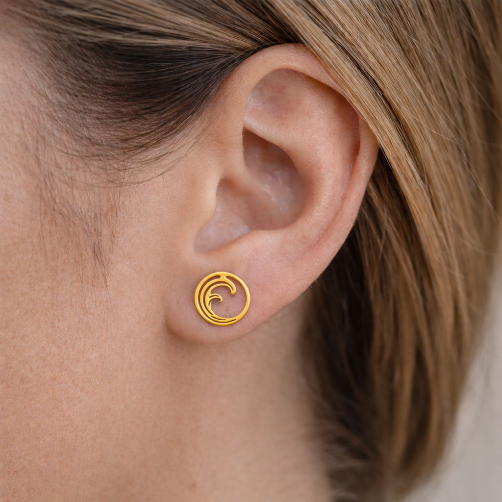 Orecchini onda argento 925 - immagine 2