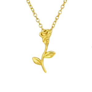 Collana pendente Rosa Argento 925